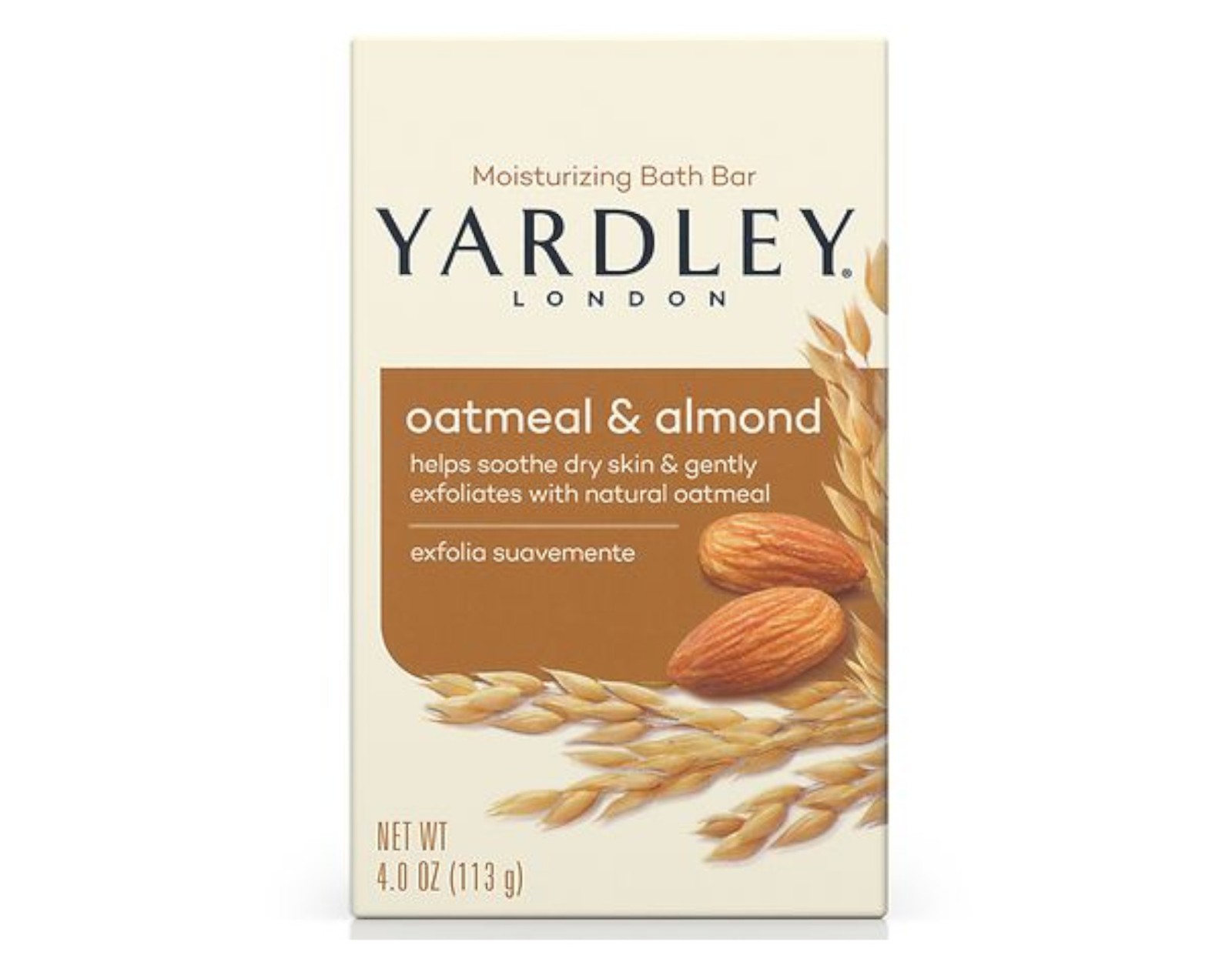 Yardley London Bath Bar Oatmeal & Almond 4oz, 2 Count – Pack of 5