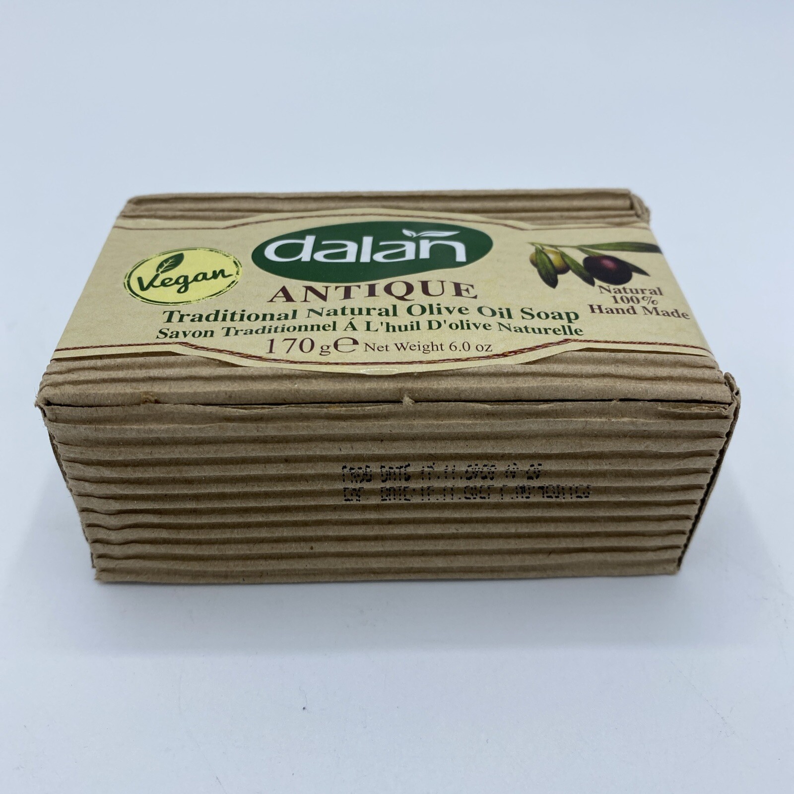Dalan Antique Olive Oil Bar Soap 100% Natural 170 g/6 oz Vegan Pirina Banyo