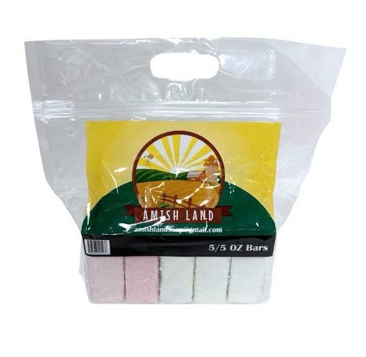 All Natural Bentonite Clay Soap Bars 5 Large Bars NATURAL Amish Farm Land