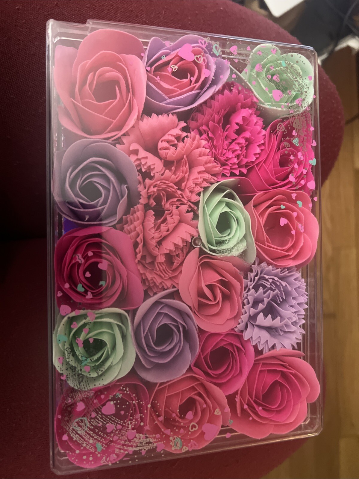 Paris Hilton Scented Soap Petals, Valentines, Romance, Pink, Purple, Teal Roses