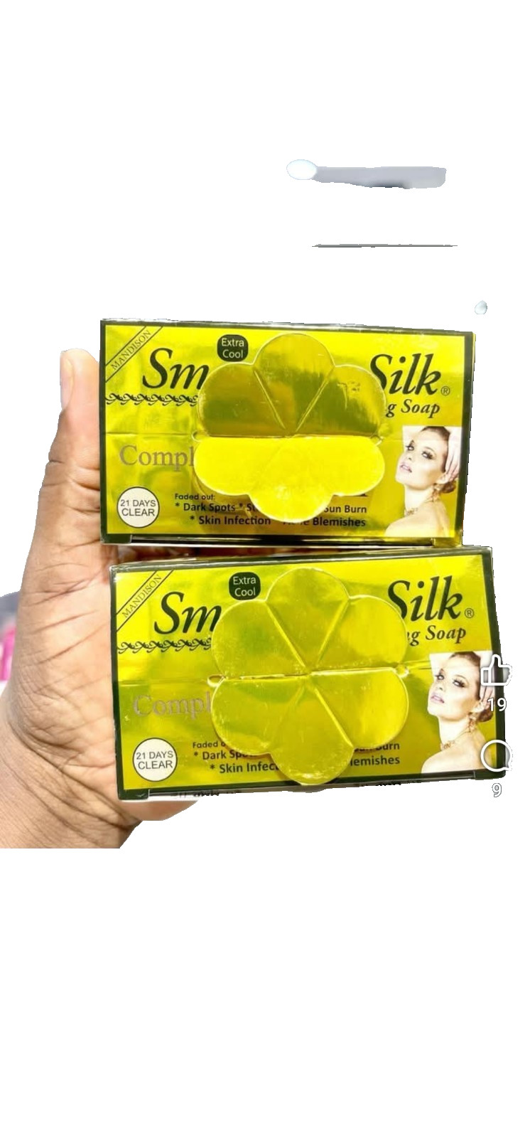2 soap, Original Smooth As Silk complexion toning soap 200 g x 2 👌