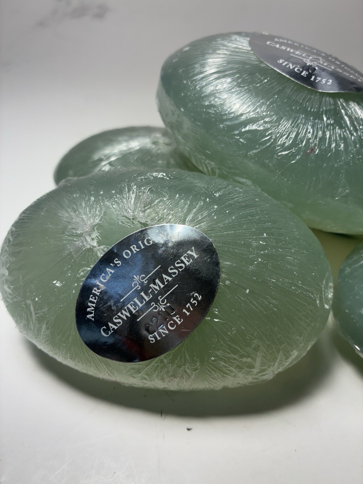 Lot 6 Caswell-Massey America Bar Soaps New Light Green Glycerin Greenbriar?