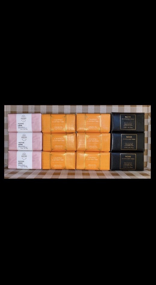 12 Pack Bath & Body Works Shea Butter Assorted Cleansing Soap Bar 5oz
