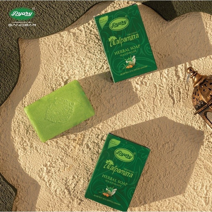 5 box ORIGINAL PYARY NALPAMARA SOAP Brightens and Smoothes Facial and Body Skin