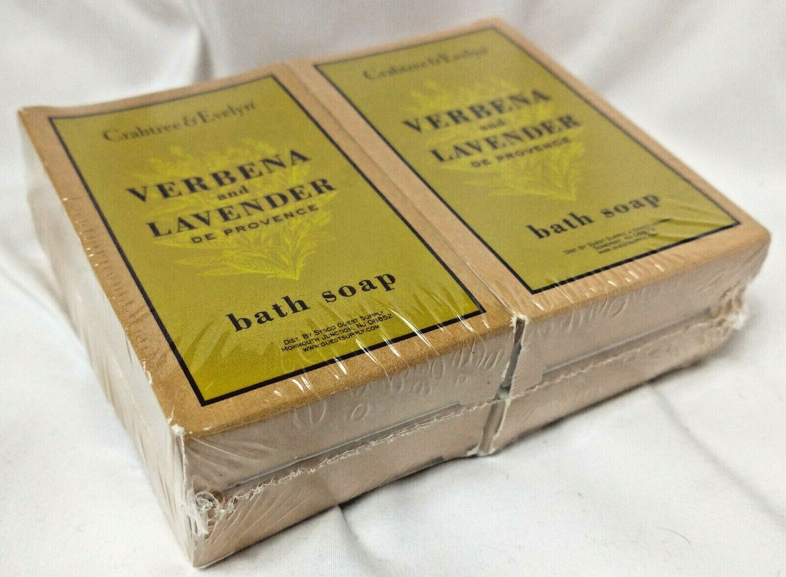4 Crabtree & Evelyn Verbena and Lavender Bath Soap Bar 1.25 oz /35g ea