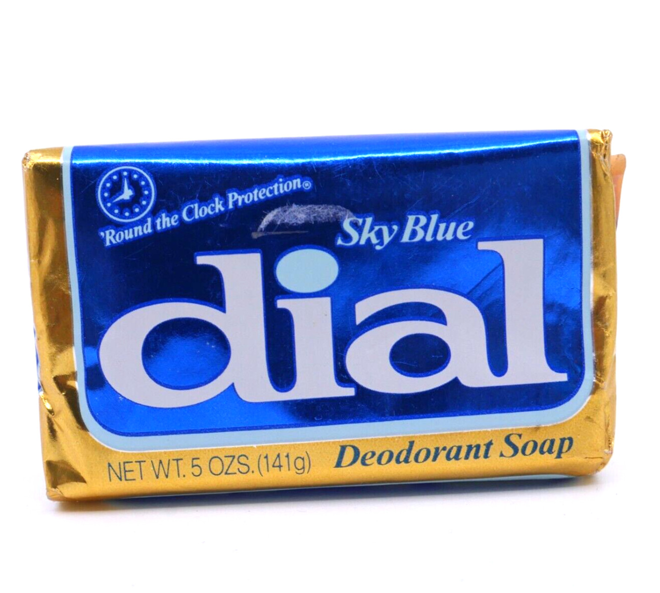 1 Vintage 80s DIAL SKY BLUE Bar Soap 5oz Each NEW OLD STOCK NEW Sealed