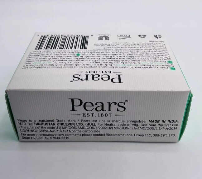 🆕️ PEARS (3.53 Oz.) Bar ●GLYCERIN & LEMON FLOWER EXTRACT● Oil-Clear Glow Bar🫧.