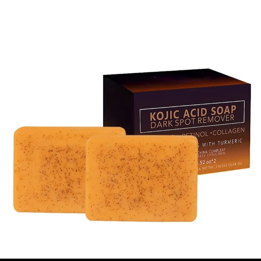Kojic Acid Soap – Glutathione, Collagen, Vitamin C – Body & Face – 3.52oz 2 bar