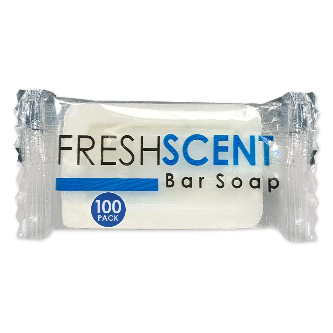 0.5oz Bar Soap 100 Pack Hotel Travel Size Individually Wrapped Vegetable