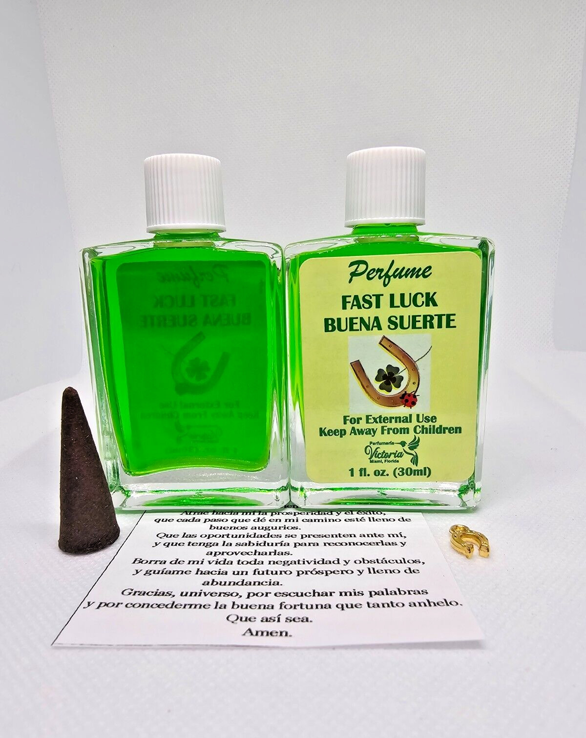 BUENA SUERTE PERFUME / FAST LUCK ATRAE SUERTE RAPIDA AL INSTANTE FORTUNA 1PC
