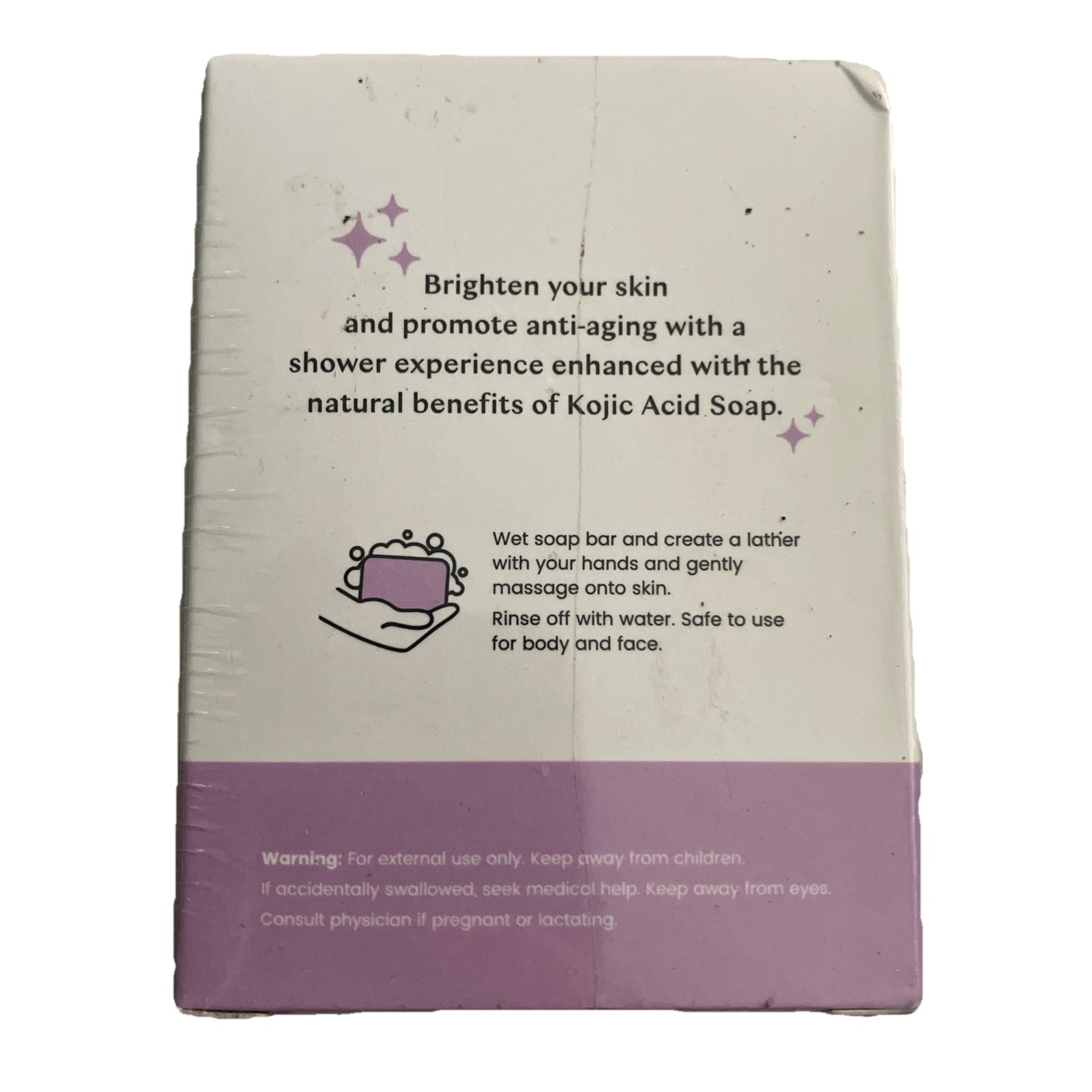 2 Count Body Restore Dark Spot Lavender Lightening Bar Kojic Acid Soap Sealed