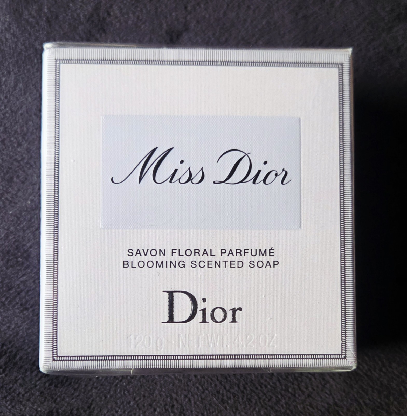 New Sealed DIOR Miss Dior Blooming Scented Soap Full Size 4.2 oz/120g~Authentic