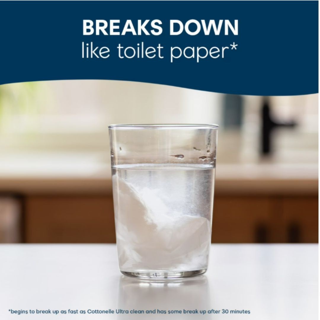 Cottonelle Fresh Care Flushable Wet Wipes, 10 Flip-Top Packs