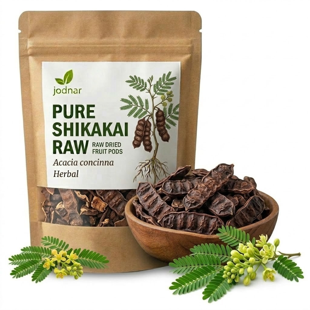 Jodnar Pure Shikakai Raw Pods 100g Natural Acacia Concinna Soap Pod Hair Wash