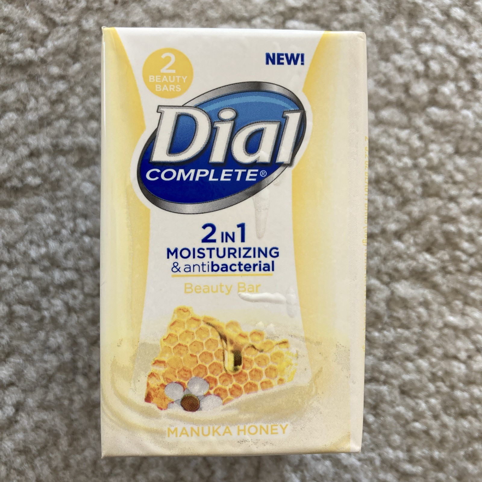 Dial Complete 2 in 1 Moisturizing & Antibacterial Beauty Bar – 2 Count