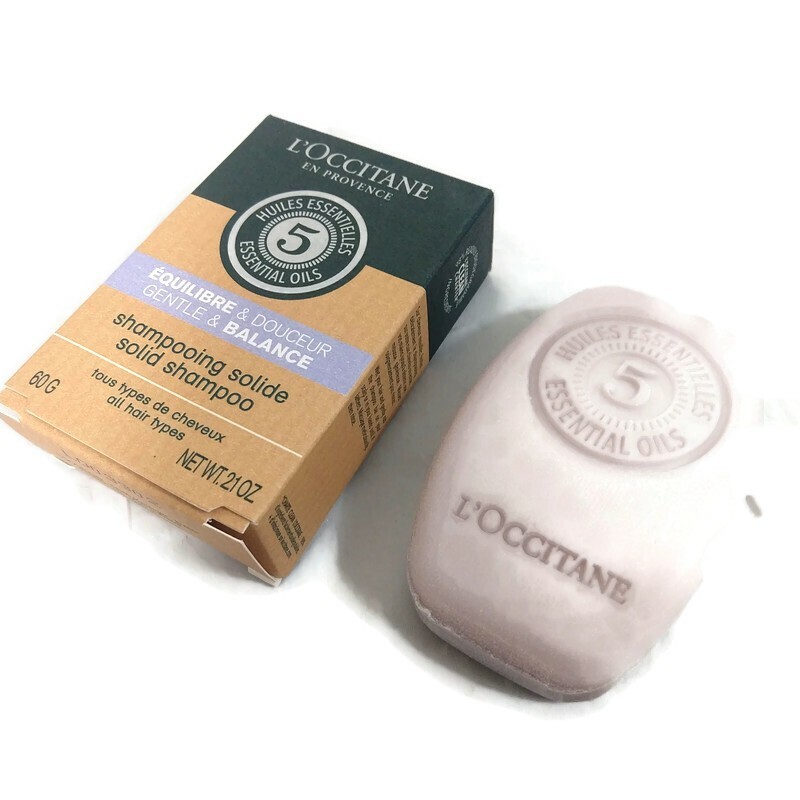 L’OCCITANE Gentle & Balance Solid Shampoo Bar 2.1OZ /60G NEW