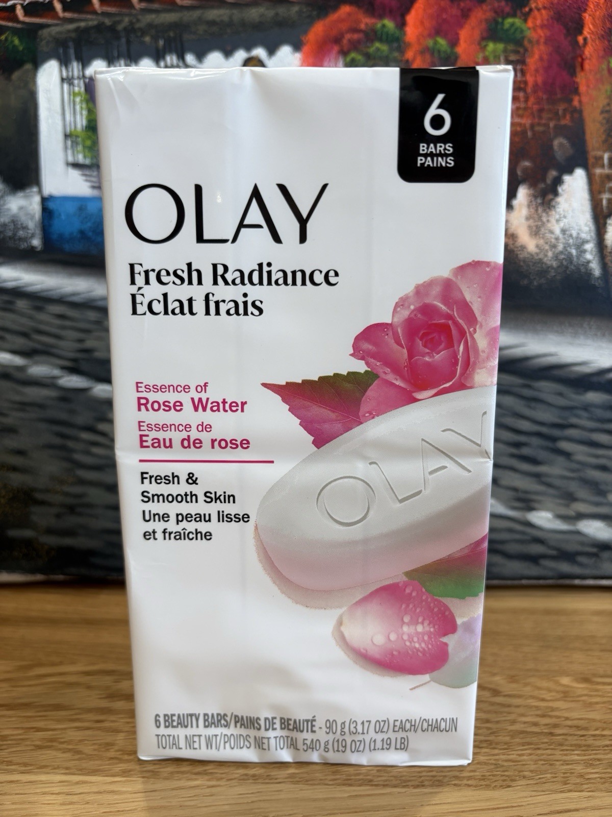Olay Fresh Radiance Beauty Bar Soap Rose Water 6 Bars New Factory Sealed