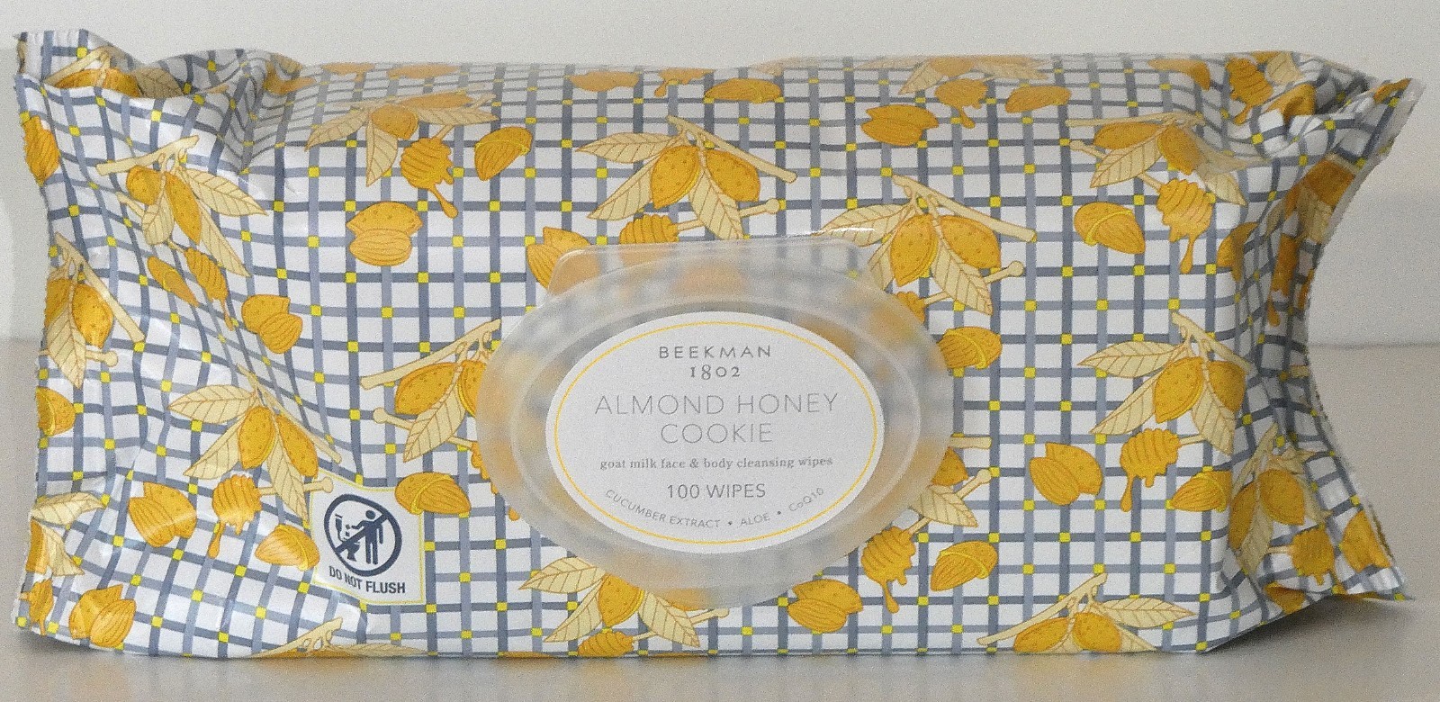 Beekman 1802 Almond Honey Cookie Goat Milk Face Cleansing Wipes 100 Ct Brand New