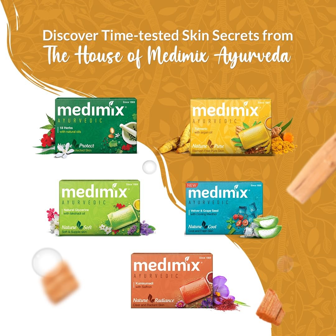 Ayurvedic Sandal Soap, 125g (4+1 Offer Pack)