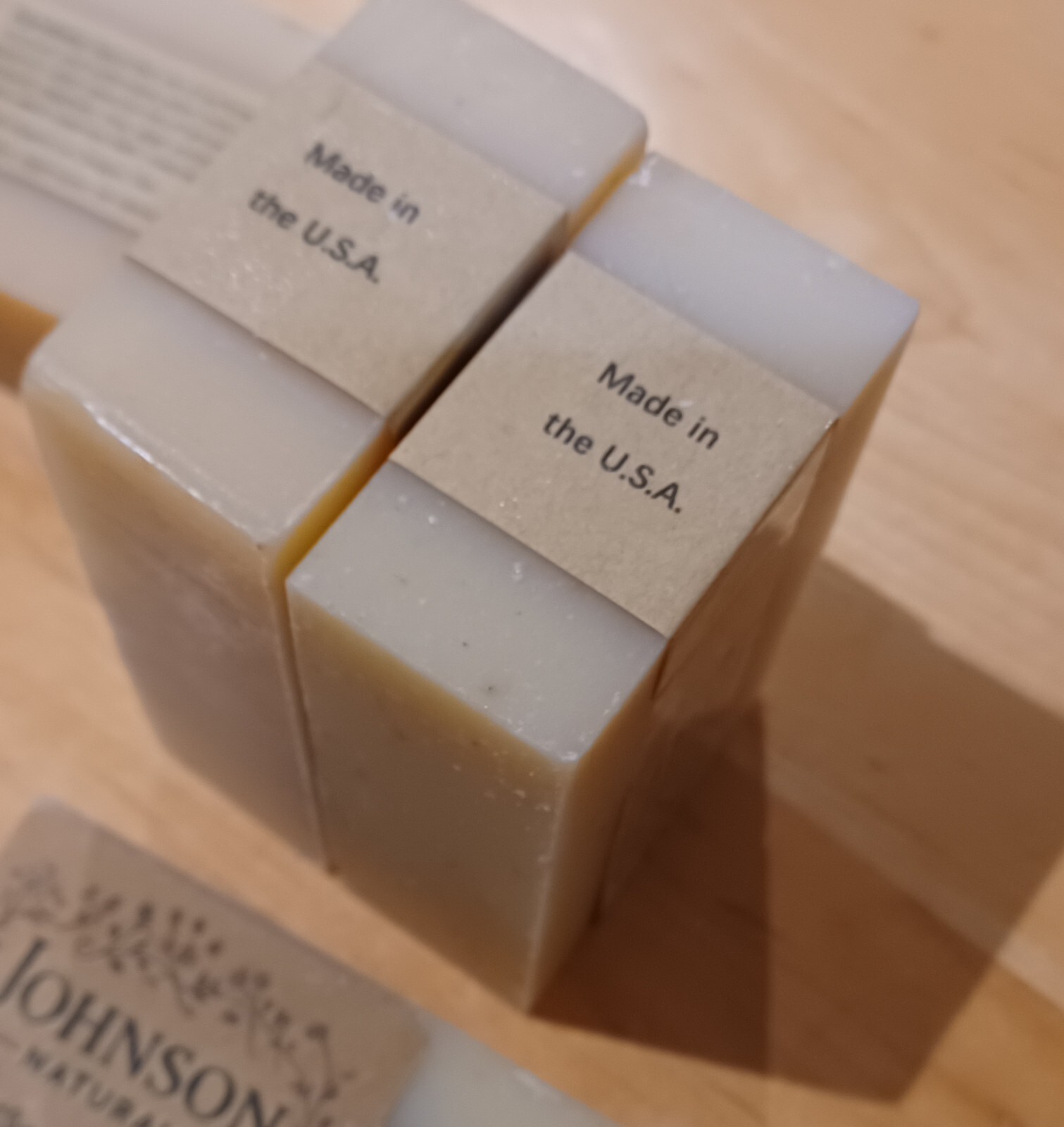 Johnson Naturals Aromatherapy Handmade All Natural Organic Cold Process Bar Soap