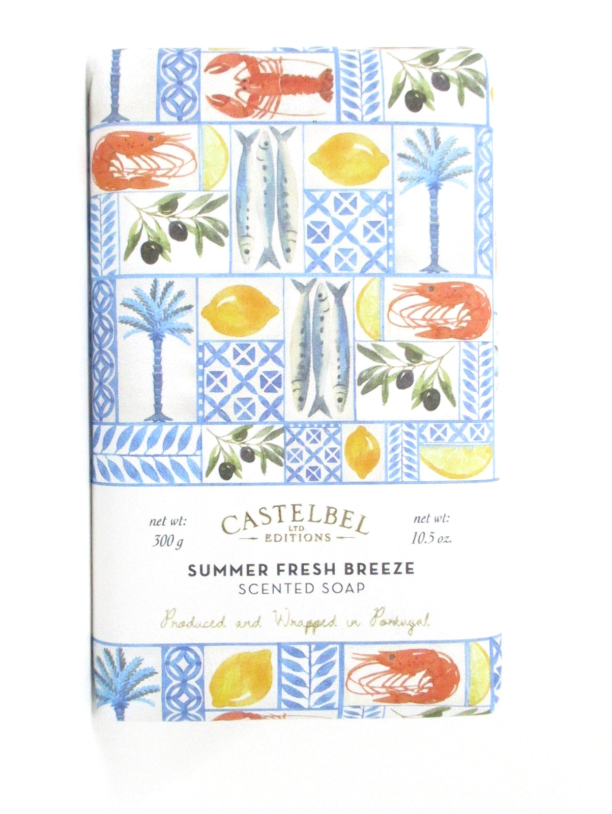 Castelbel Luxury Bath Bar Soap Summer Fresh Breeze Scented 10.5oz LTD Editions