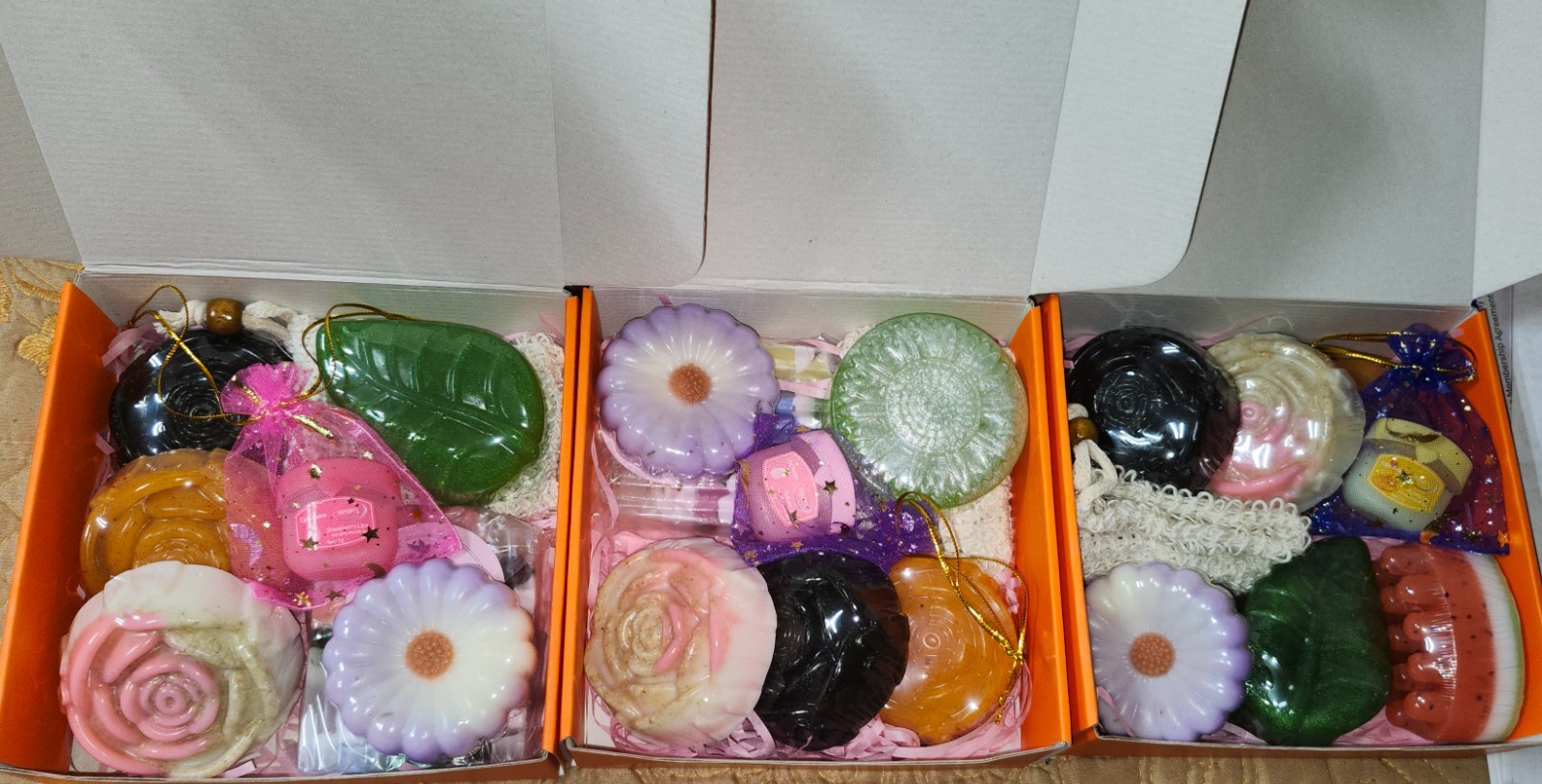 Handmade Soap Handmade Goat Milk, Tumeric, Honey, Oat, Birthday Gift Spa Set
