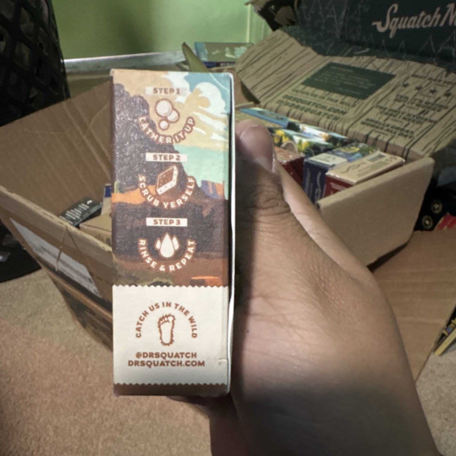 Dr. Squatch Bronco Bricc Men’s Natural Soap Blue Agave Sand Expedition 5 oz