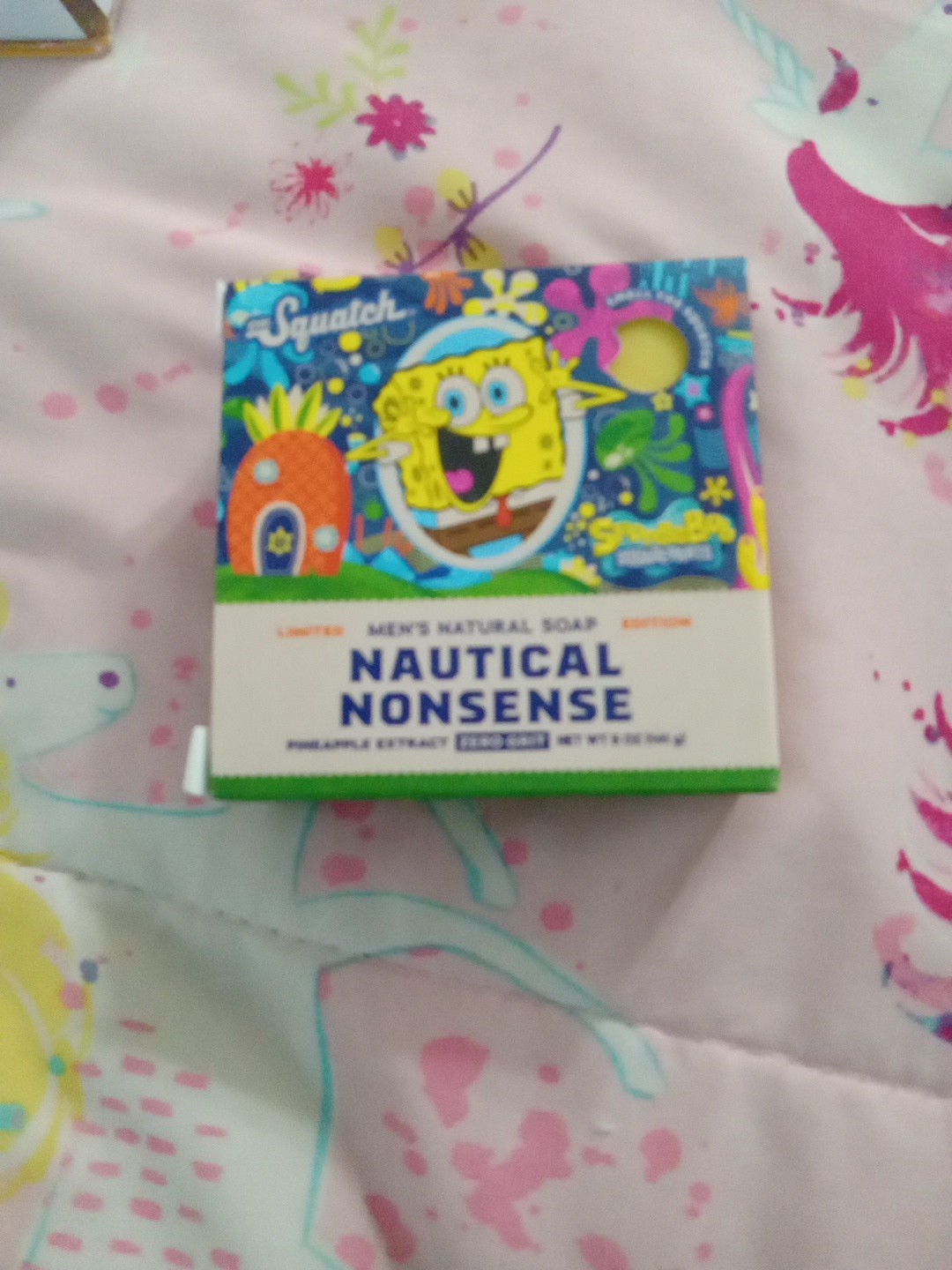 Dr Squatch SpongeBob SquarePants Limited Edition Cold Pressed Soap