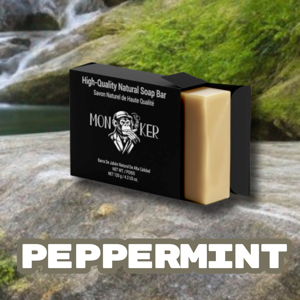Monkermank Mens Luxury Handmade Soap Bar 4.2 oz New In Box