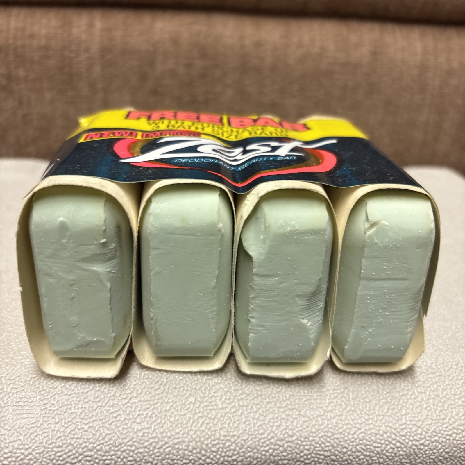 Vintage Zest Deodorant Bar Soap 5 oz 1988 4 pack Sealed HTF 80’s