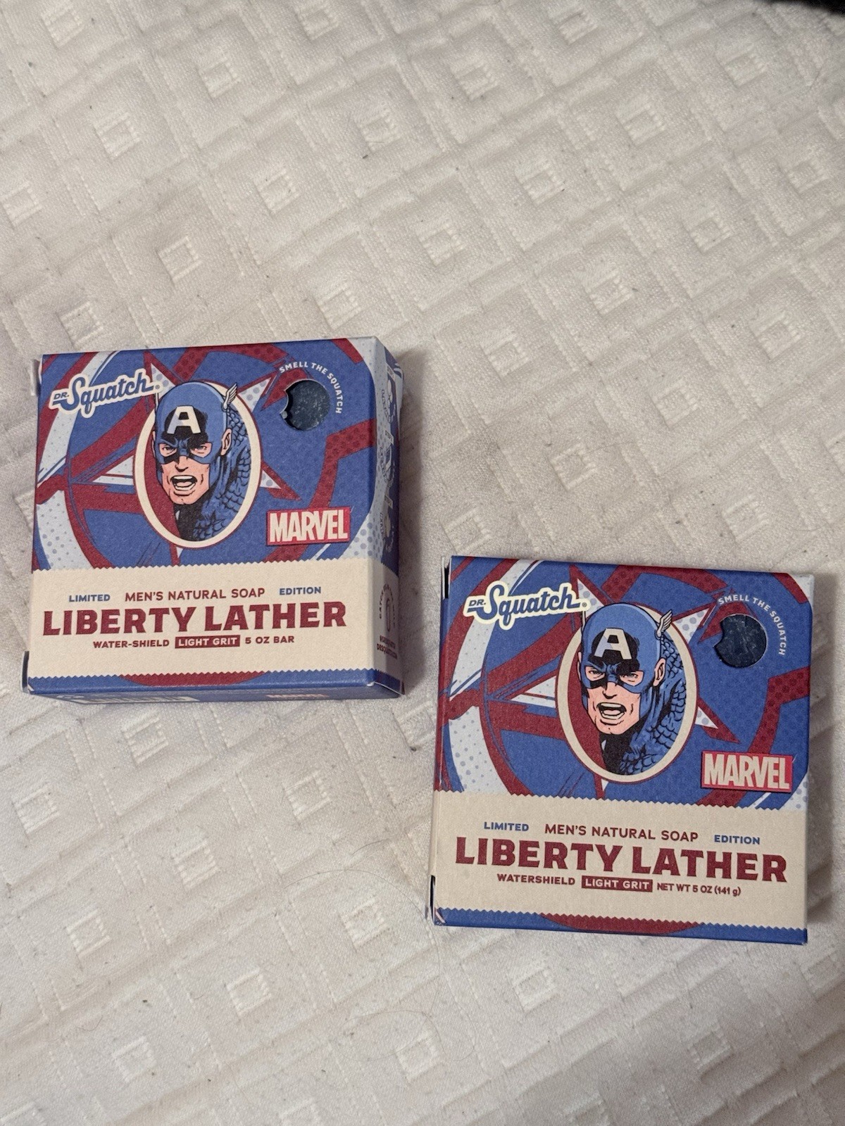 Dr. Squatch – Liberty Lather 2 Pack (Captain America) LIMITED EDITION Soap Bars