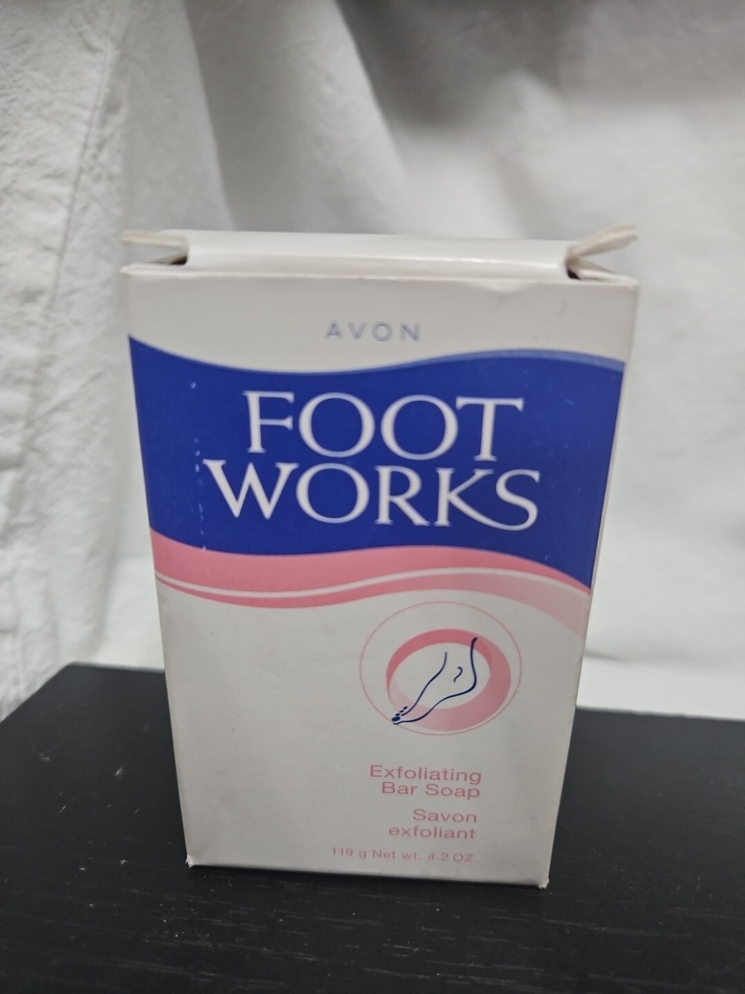 Avon Foot Works Exfoliating Bar Soap Full Size 4.2 oz – New in Box