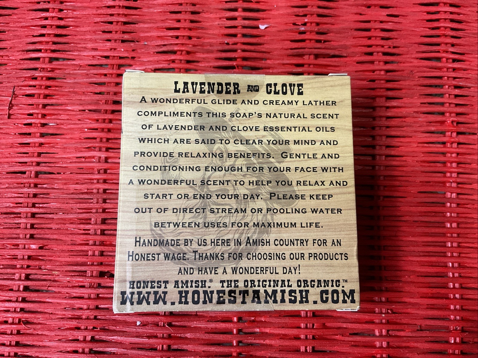 Honest Amish Natural & Organic Handmade Soap-Lavender & Clove