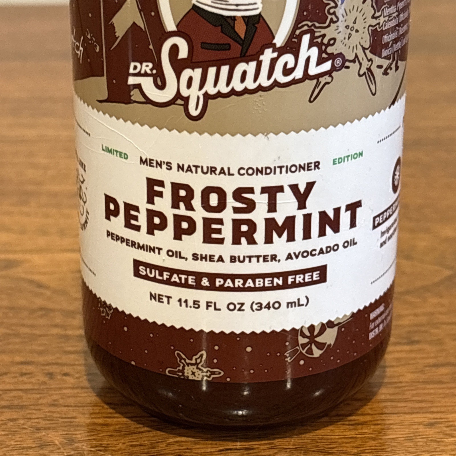 NEW Dr Squatch Hair Care Frosty Peppermint Conditioner Limited Edition ❄️ 11.5oz