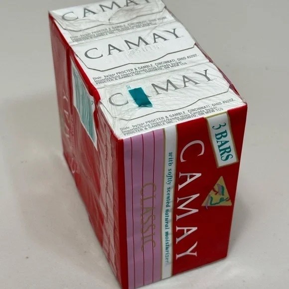 Camay Soap Pink Classic Softly Scented Beauty Bar Pack of 3 P&G – Discontinued