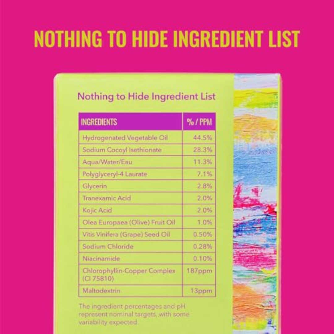 Good Molecules Brightening & Dark Spots Bar – Soap Free Face and Body