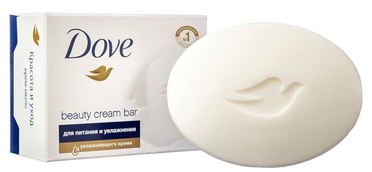 Dove Moisturizing Beauty Cream Bar Soap Original 90g (3.17 oz) 6 Pack
