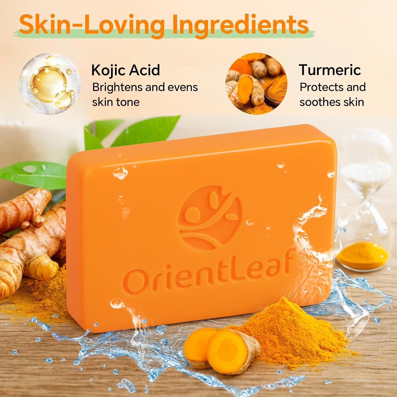 Hydrating Kojic Acid and Turmeric Soap: Brightening & Gentle for All Skin Types