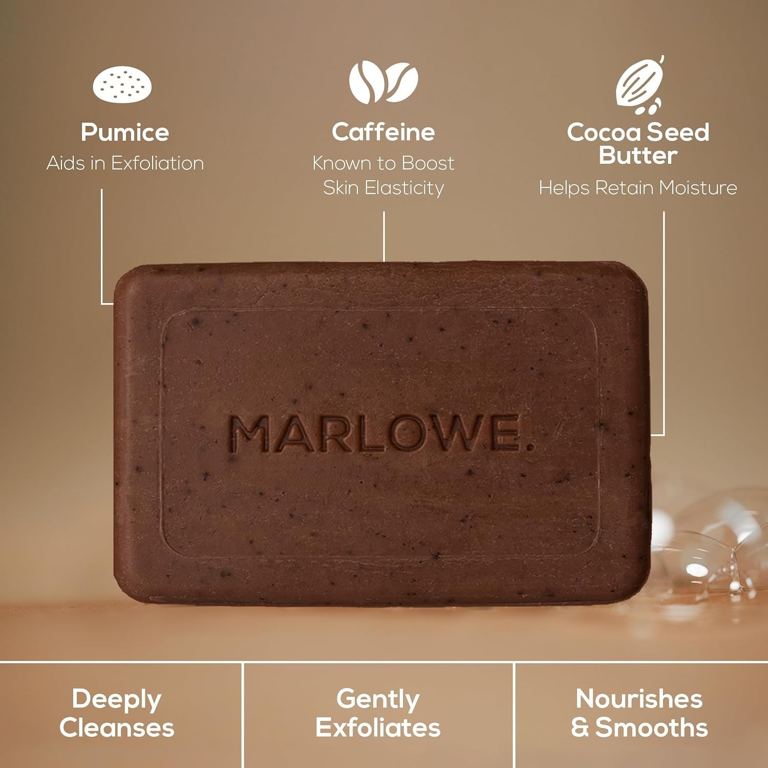 Coffee Bar Soap, Exfoliating Body Scrub for Men, 3 Bars, 7 oz. each | Energiz…