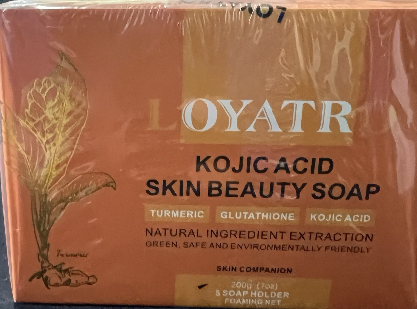 Loyatro Kojic Acid Skin Beauty Soap – Turmeric Glutathione Natural -100g