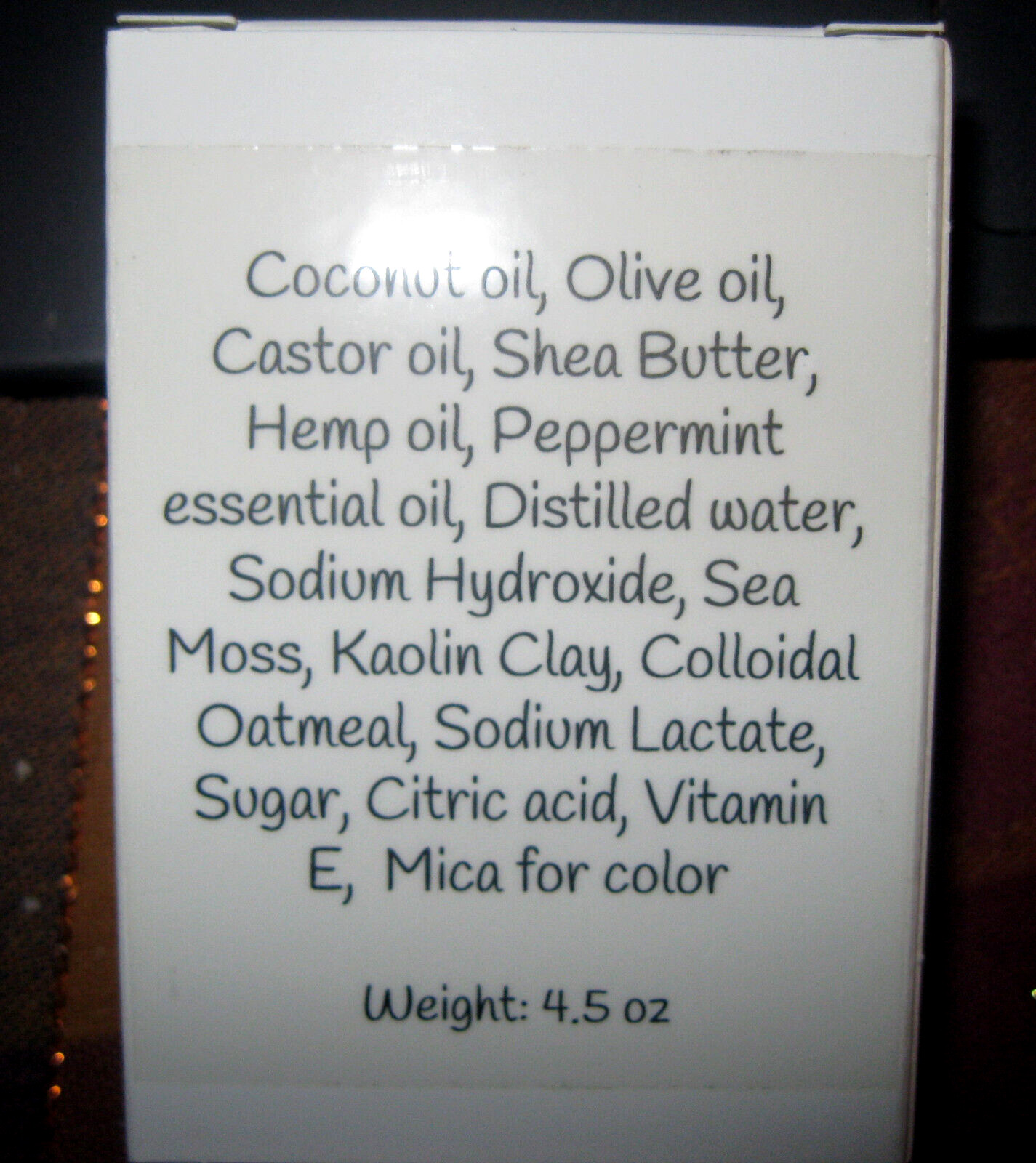 SEA MOSS PEPPERMINT Premium Facial Soap Bar 🌻 4.5 oz. – NEW!