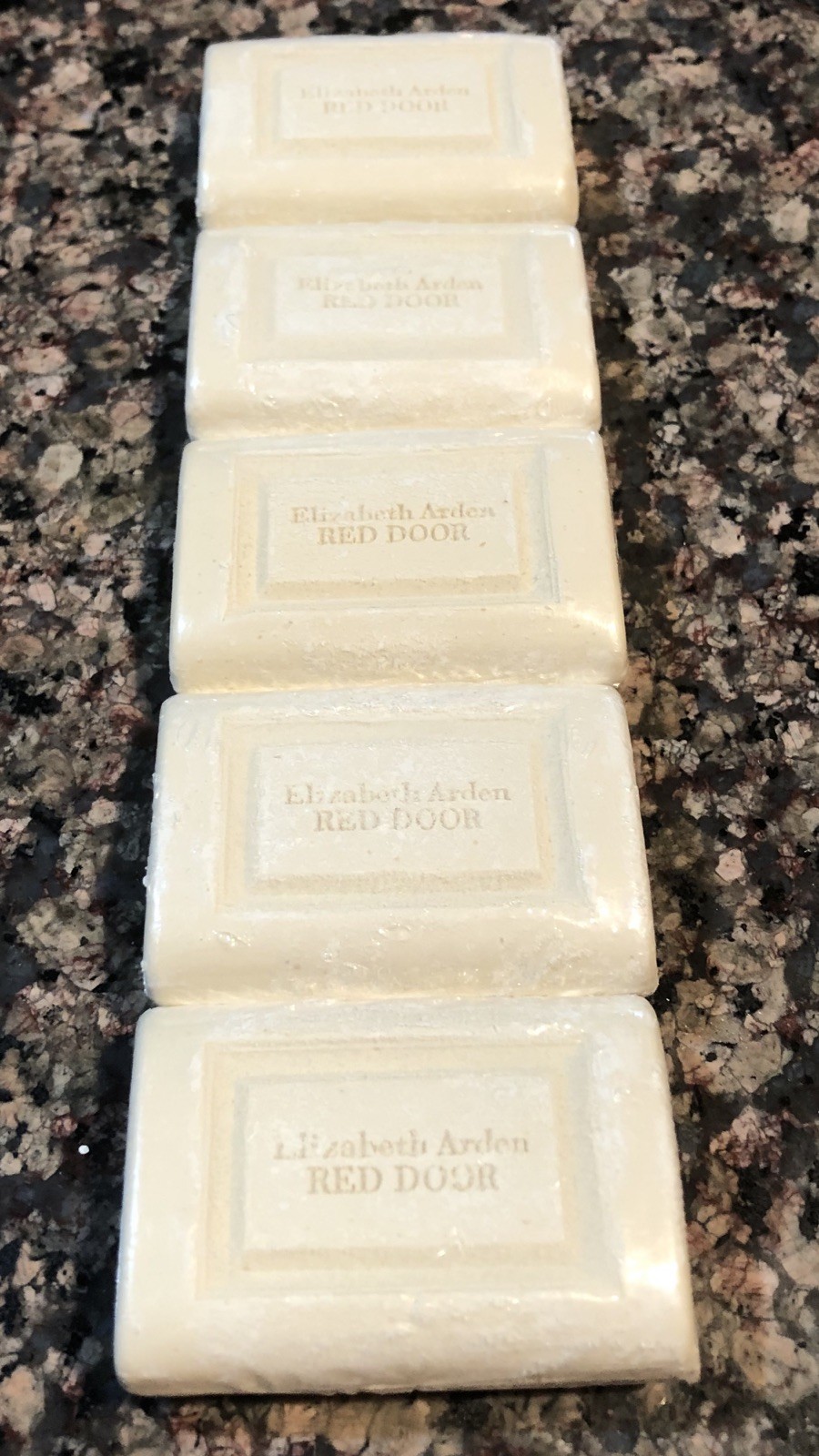 (Lot of 5) Vintage Elizabeth Arden Red Door Fragrant Bath Soap 25 g 0.88 oz RARE