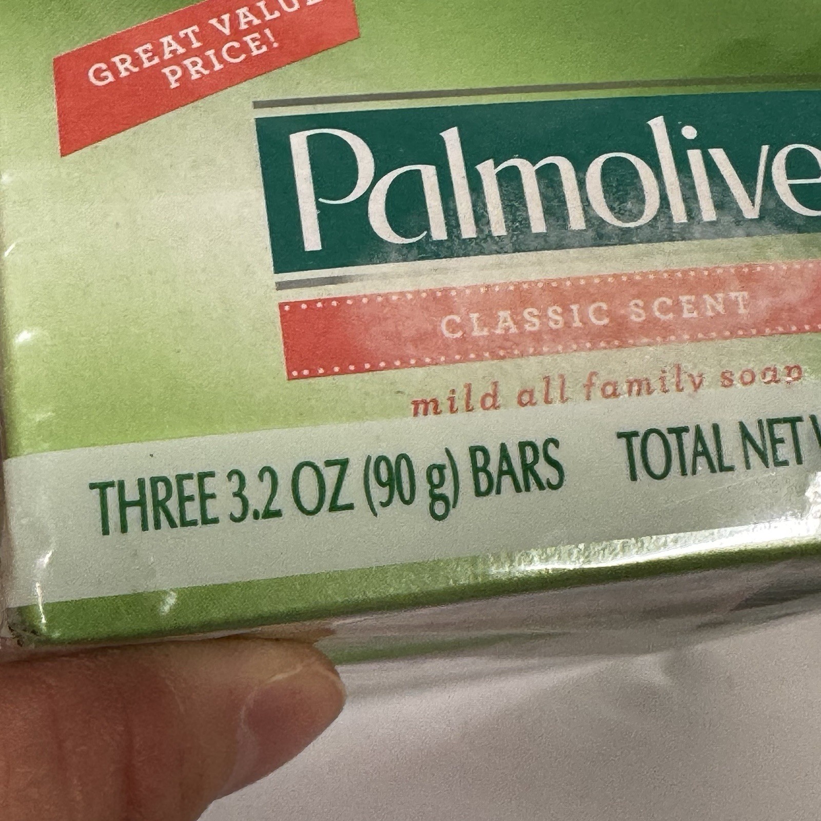 LOT OF 6 Palmolive Mild Soap Classic Scent 3.2oz each Bars of Soap W Tallowate