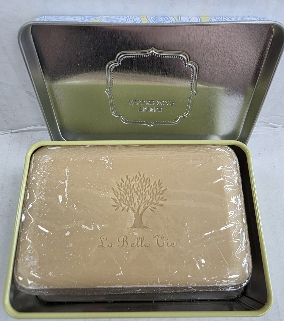 La Belle Vie Triple Milled Soap Bar LEMON DROP Shea Butter 7Oz NEW France