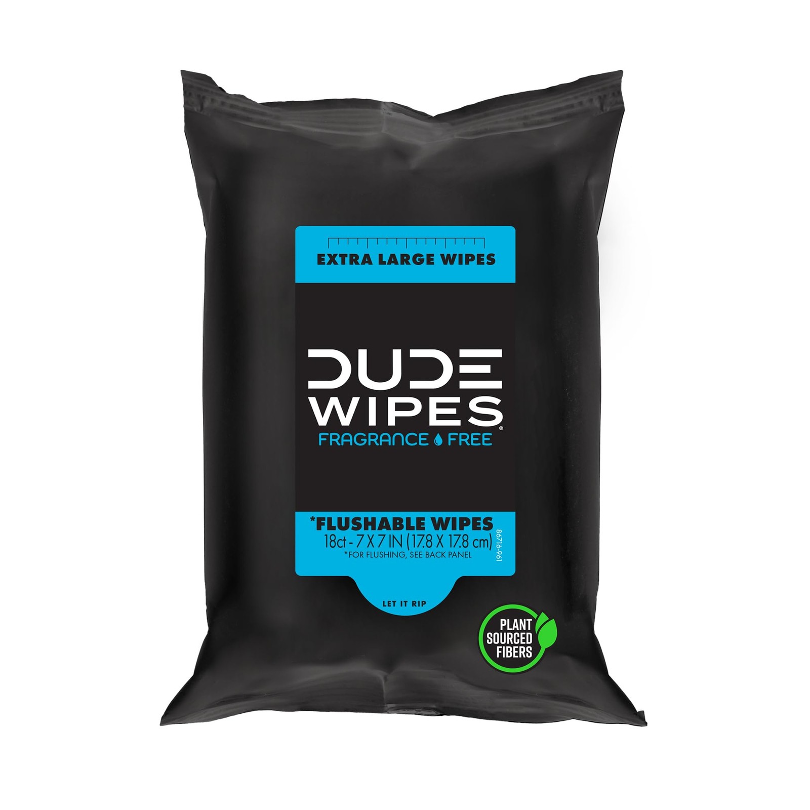 DUDE Wipes – Flushable for Adults – 18 Count (Pack of 1), White