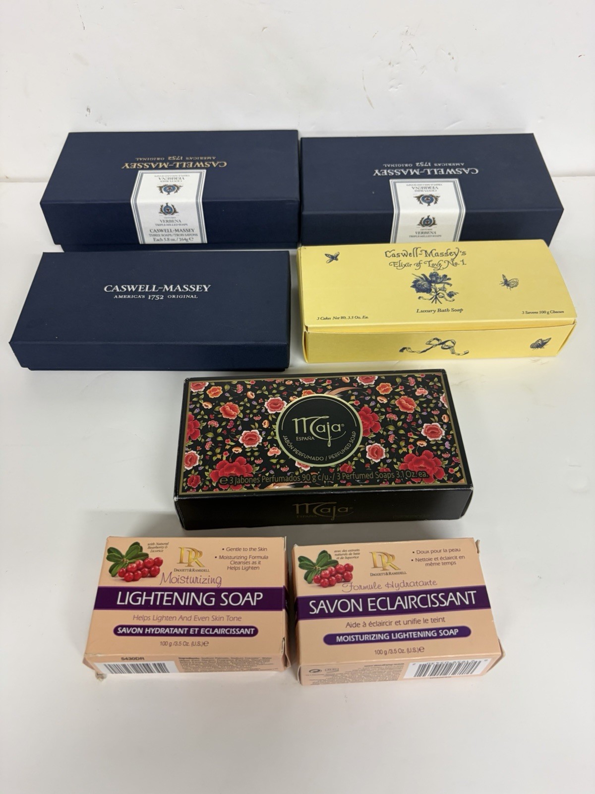 Lot Of Caswell Massey Soaps Unopened And More Estate Find 16 Bars