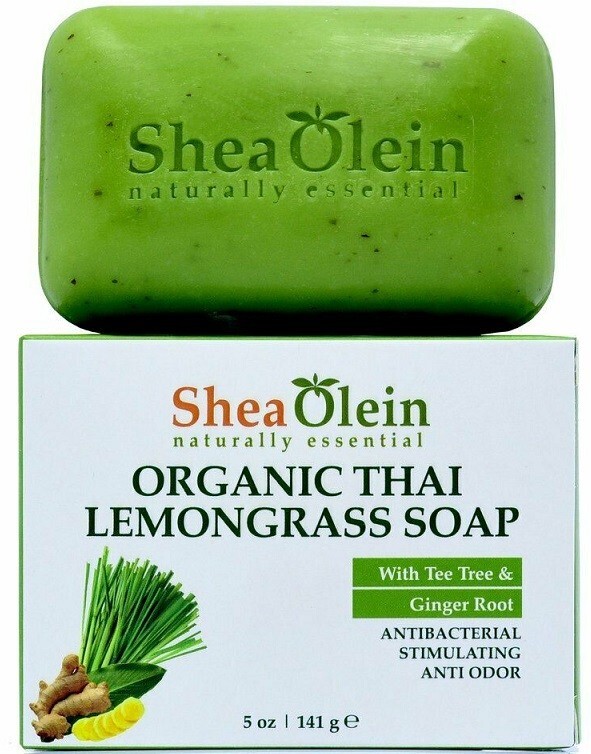 2-Pack – Shea Olein Organic Thai Lemongrass Soap 5 oz