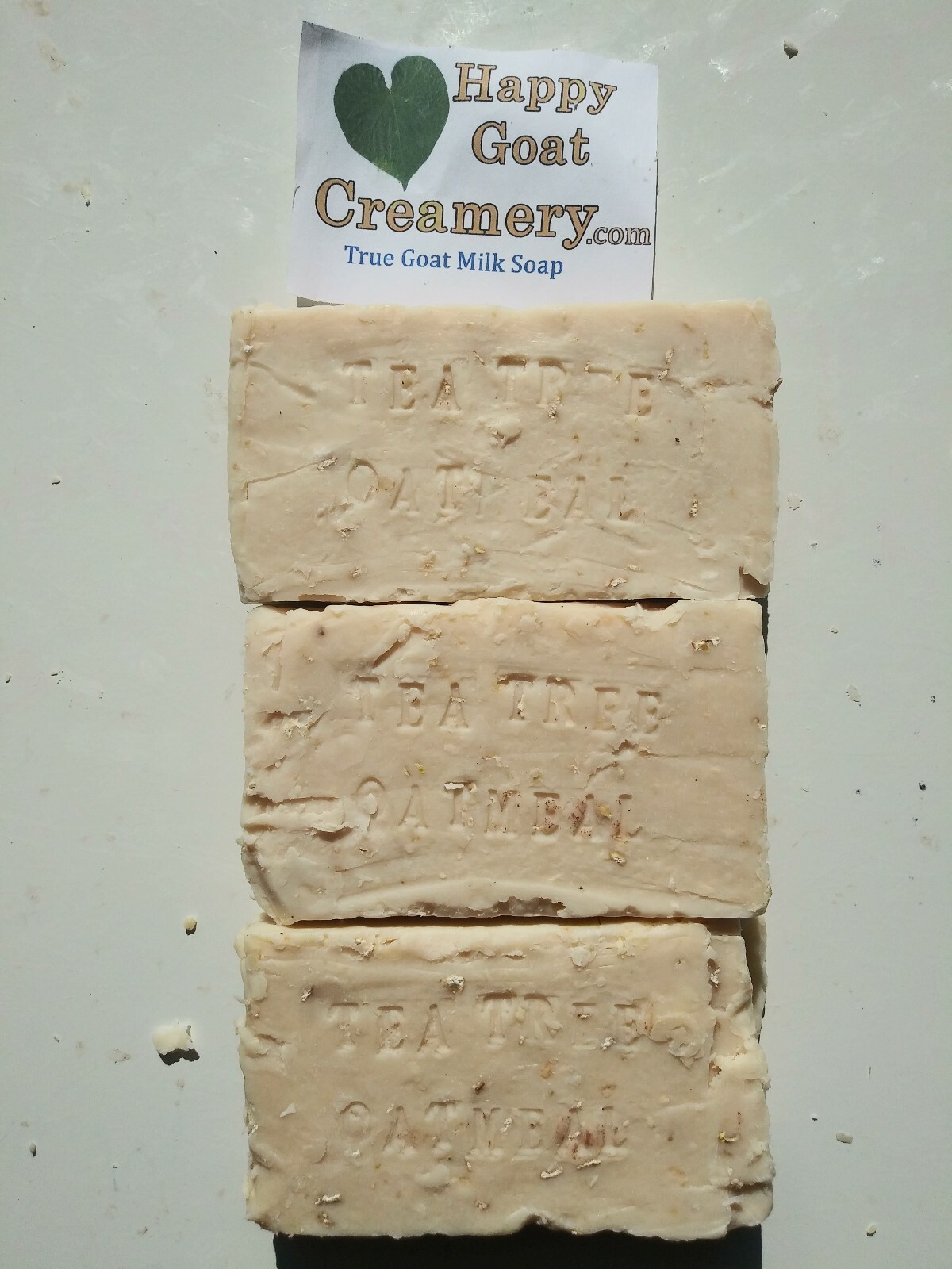 3 BARS GOAT MILK SOAP YOUR PICK VEGETABLE OIL DYE FREE HAPPY GOAT CREAMERY CHEAP