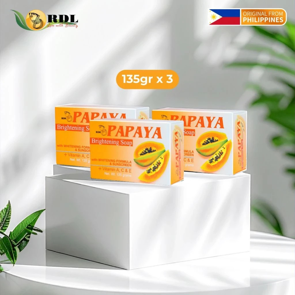 RDL Brightening Soap Papaya – 3 PCS Set