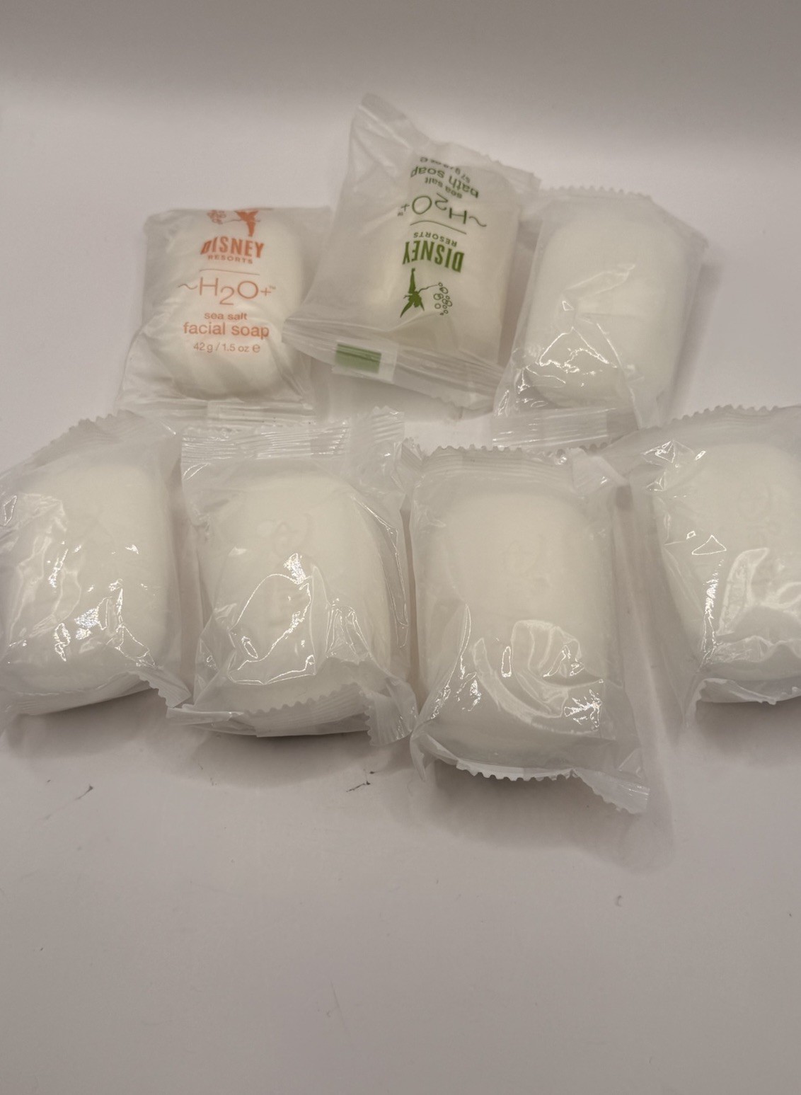New Disney Parks H20+ Sea Salt Facial/Body Soaps 1.5 oz Mixed Lot(7) Travel Bars